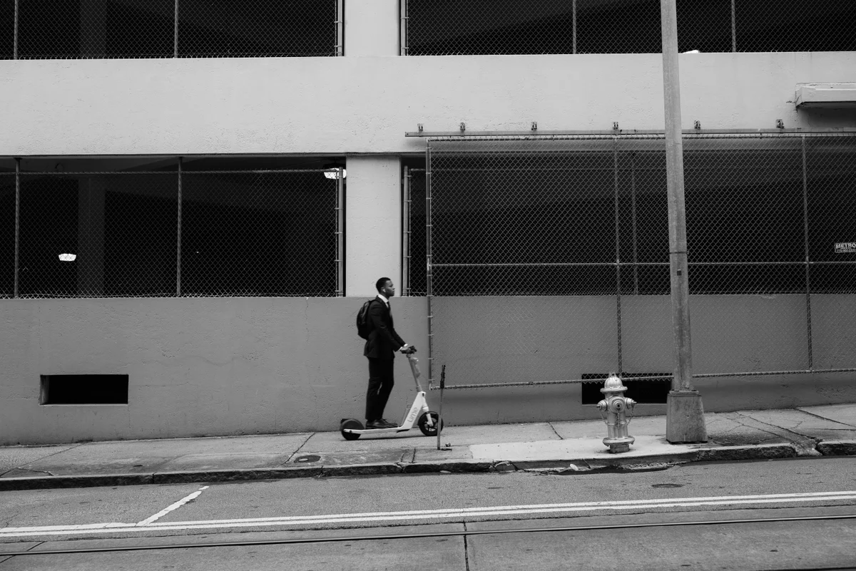 Street photography composition