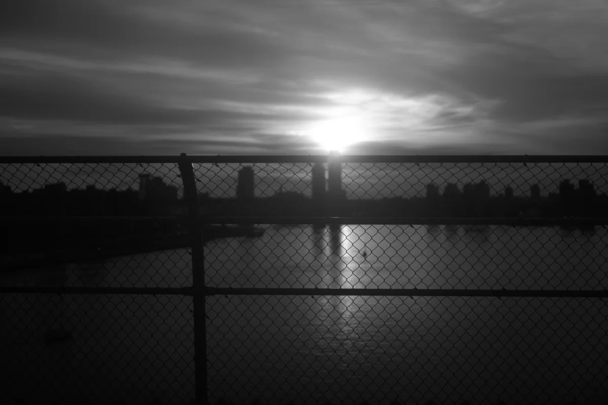 Sunrise over Brooklyn landscape