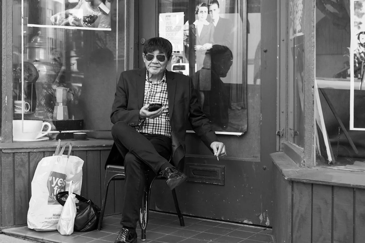 Portrait of composed individual