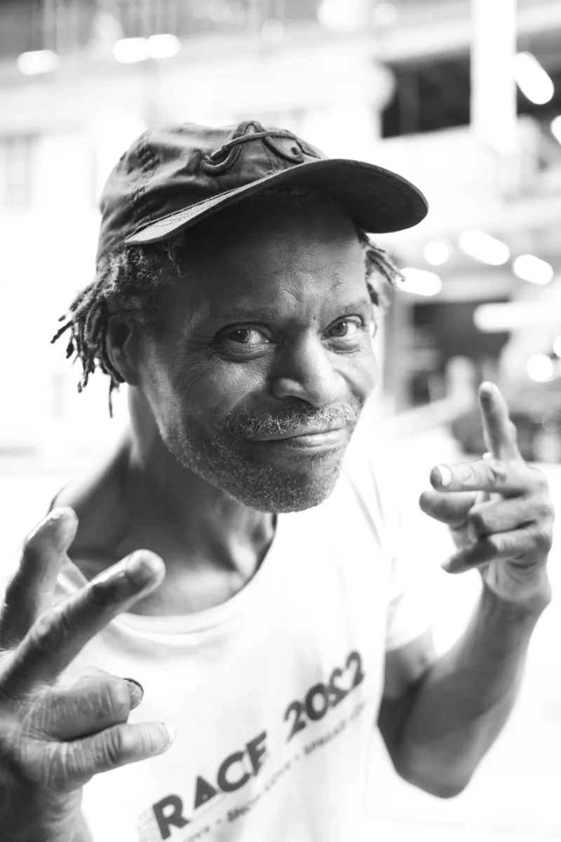 Candid friendship moment