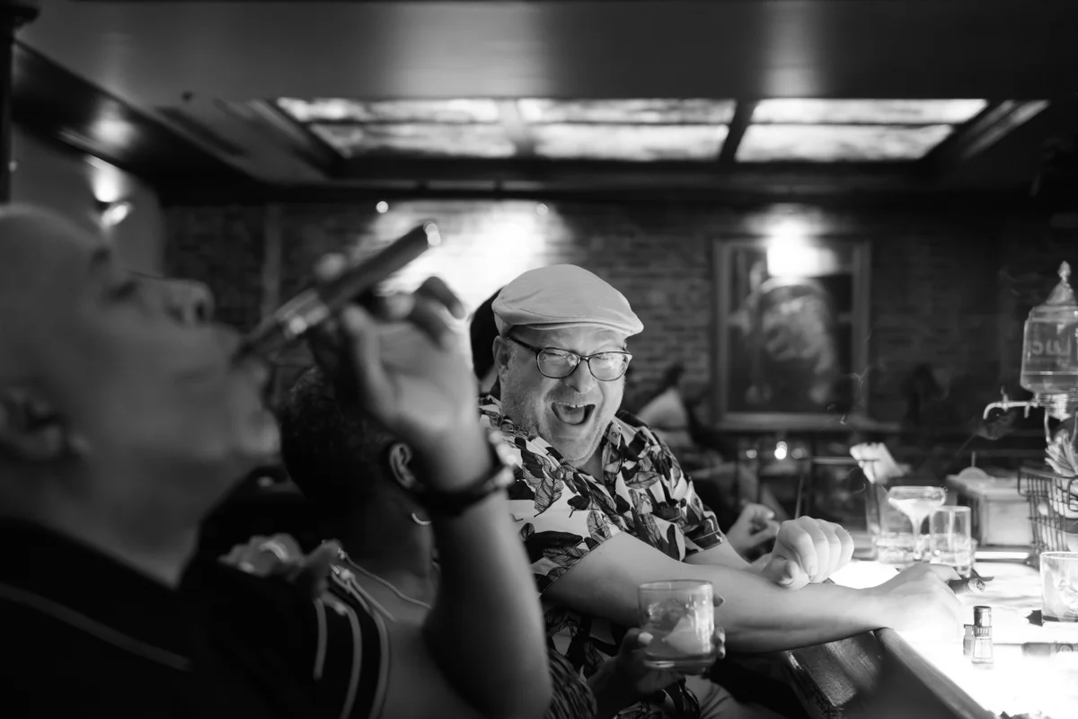 Pure expression of happiness