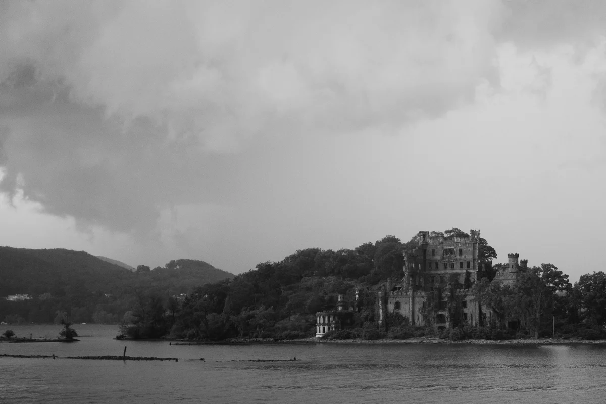 Reflective urban scene