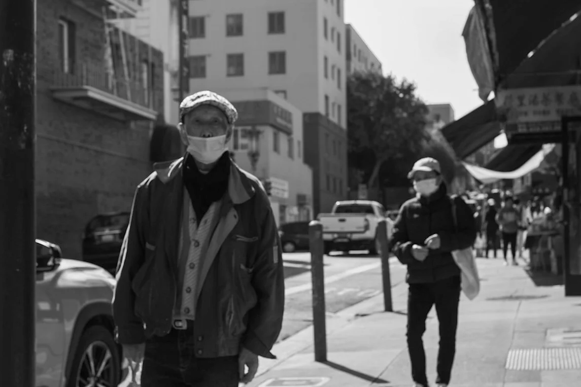 Peaceful walking scene